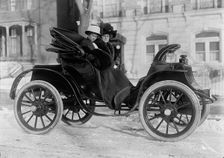 Mrs. William E. Borah with Mrs. T.T. Asbury In Auto, 1912. Creator: Harris & Ewing