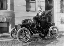 Mrs. William E. Borah In Auto, 1912. Creator: Harris & Ewing