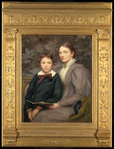 Mrs. William T. Evans and Her Son, 1895. Creator: Henry Oliver Walker