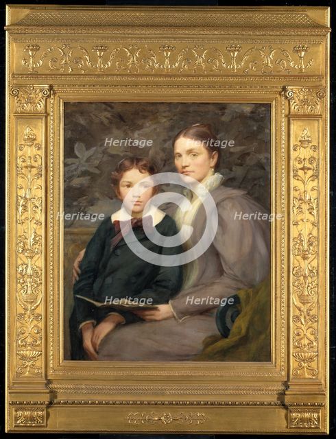Mrs. William T. Evans and Her Son, 1895. Creator: Henry Oliver Walker.