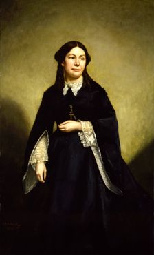 Mrs. William Tecumseh Sherman, 1868. Creator: George Peter Alexander Healy