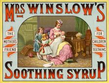 Mrs Winslow’s Soothing Syrup, 19th century