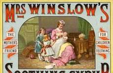 Mrs Winslow’s Soothing Syrup, 19th century. Artist: Unknown