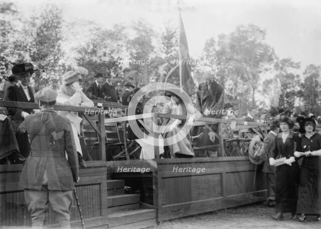 Mrs. W.K. Vanderbilt Jr. and Mrs. A. S. Burden, between c1910 and c1915. Creator: Bain News Service.
