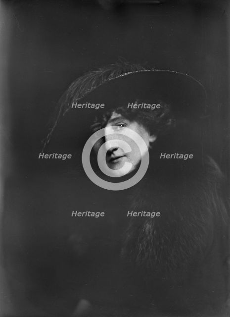 Mrs. Wolf, portrait photograph, 1919 or 1920. Creator: Arnold Genthe.