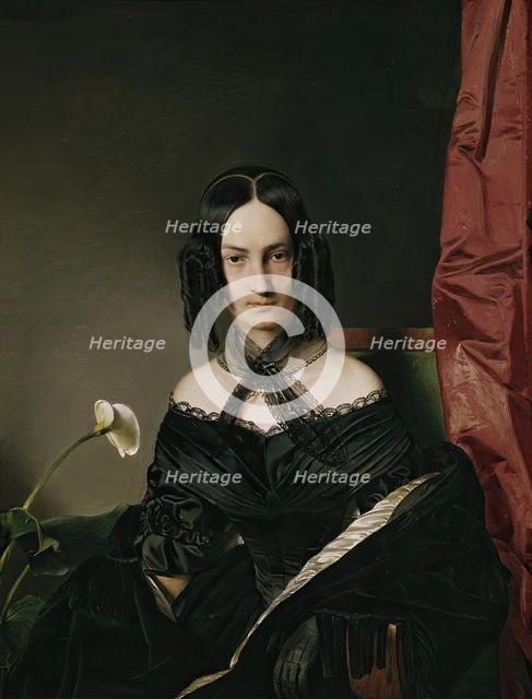Ms. Nadassy, 1839. Creator: Franz Eybl.