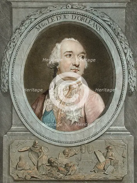 Msgr. le Duc l'Orléans, 1789. Creator: Philibert Louis Debucourt.