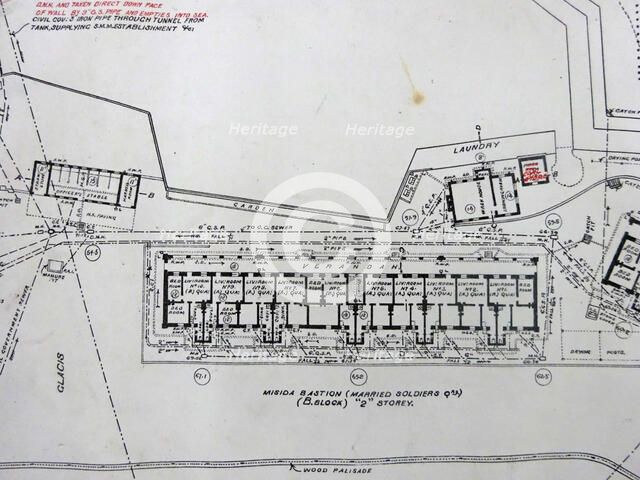 Msida Bastion - Married Soldiers Quartier, 1906. Creator: Unknown.