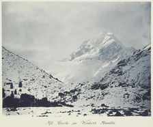 Mt. Cook in winter's mantle. From the album: Record Pictures of New Zealand, 1920s. Creator: Harry Moult