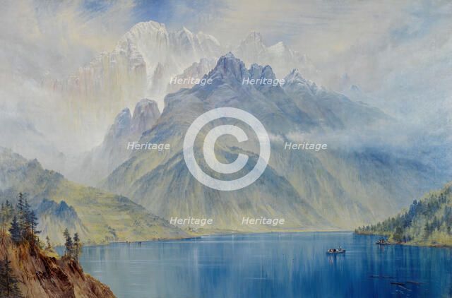 Mt Civetta, 1867. Creator: Elijah Walton.