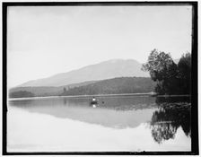 Mt. Ampersand i.e. Ampersand Mountain from Round Lake, Adirondack Mountains, c1902. Creator: William H. Jackson