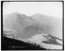 Mt. Adams and Mt. Madison from Cape Horn, Presidential Range, White Mountains, c1900. Creator: Unknown