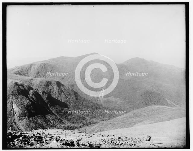 Mt. Adams and Mt. Madison from carriage road, Presidential Range, White Mountains, c1890-1901. Creator: Unknown.