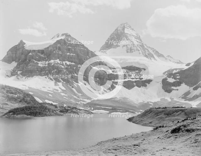 Mt. Assiniboine & lake, Alberta, Canada, between 1900 and 1910. Creator: Unknown.