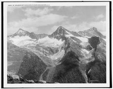 Mt. Avalanche with Eagle and Uto Peaks, Selkirk Mts., B.C., (1902?). Creator: Unknown