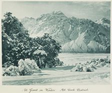 Mt Giant in winter, Mt Cook district. From the album: Record Pictures of New Zealand, 1920s. Creator: Harry Moult