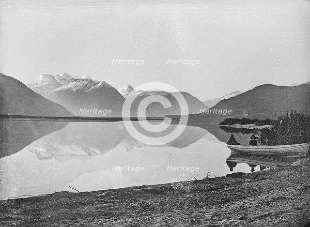 Mt Earnslaw, from Glenorchy, c1870s. Creator: Burton Brothers.