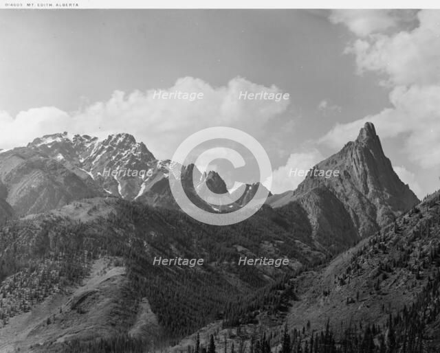 Mt. Edith, Alberta, between 1900 and 1906. Creator: Unknown.