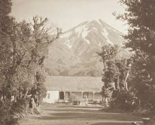 Mt Egmont from Dawson's Falls house. From the album: Record Pictures of New Zealand, 1920s. Creator: Harry Moult