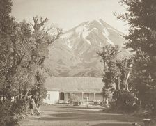 Mt Egmont from Dawson's Falls house. From the album: Record Pictures of New Zealand, 1920s. Creator: Harry Moult