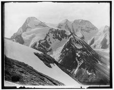 Mt. Fox and Mt. Dawson from Asulkan Pass, Selkirk Mountains, B.C., between 1901 and 1906. Creator: Unknown