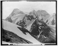 Mt. Fox and Mt. Dawson from Asulkan Pass, Selkirk Mountains, B.C., between 1901 and 1906. Creator: Unknown
