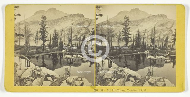 Mt. Hoffman, Yosemite, Cal., 1855/75. Creators: Kilburn Brothers, BW Kilburn.
