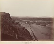 Mt. Hood and the Dalles, Columbia River, 1867. Creator: Carleton Emmons Watkins