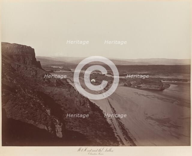 Mt. Hood and the Dalles, Columbia River, 1867. Creator: Carleton Emmons Watkins.