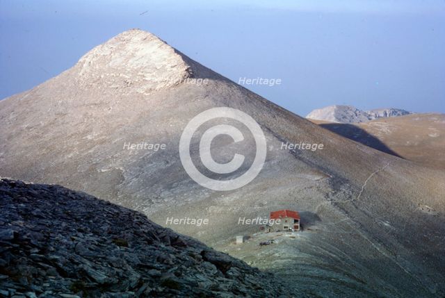 Mt Olympus, Greece, c20th century. Artist: CM Dixon.