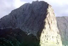 Mt Olympus, Greece, View of main summit, (9570 feet), Stephani, the Throne of Zeus, c20th century. Artist: CM Dixon