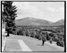 Mt. Lafayette from Forest Hills Hotel, Franconia Notch, White Mountains, between 1890 and 1901. Creator: Unknown