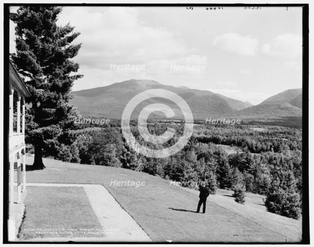 Mt. Lafayette from Forest Hills Hotel, Franconia Notch, White Mountains, between 1890 and 1901. Creator: Unknown.