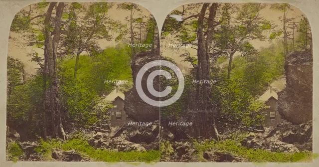 Mt. Mansfield, Notch House, about 1865. Creator: Guy B. Davis.