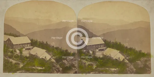 Mt. Mansfield. Summit House & Sterling Mts., about 1865. Creator: Guy B. Davis.