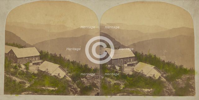 Mt. Mansfield. Summit House & Sterling Mts., about 1865. Creator: Guy B. Davis.