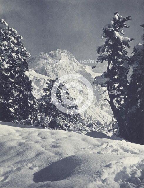 Mt Sefton, 10,350 ft., Mt Cook Disctrict. From the album: Record Pictures of New Zealand, 1920s. Creator: Harry Moult.