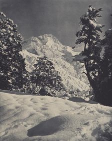 Mt Sefton, Mt Cook district, 1920s. Creator: Harry Moult