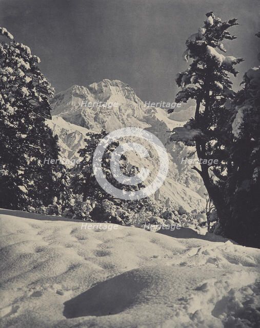 Mt Sefton, Mt Cook district, 1920s. Creator: Harry Moult.