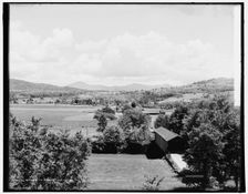 Mt. Pico, Mt. Killington, and Mt. Shrewsbury from Rutland R.R., Green Mountains, c1900-1906. Creator: Unknown
