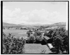 Mt. Pico, Mt. Killington, and Mt. Shrewsbury from Rutland R.R., Green Mountains, c1900-1906. Creator: Unknown