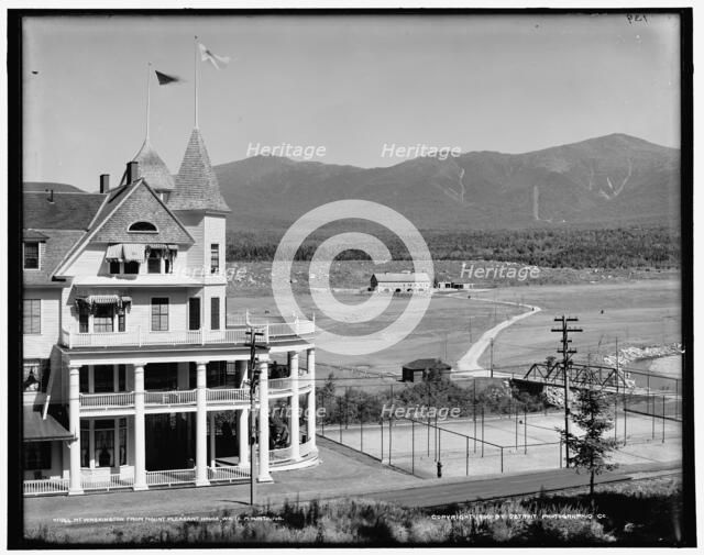 Mt. Washington from Mount Pleasant House, White Mountains, c1900. Creator: Unknown.