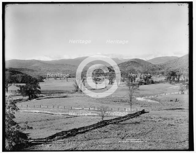 Mt. Washington from Intervale, North Conway, White Mountains, c1900. Creator: Unknown.