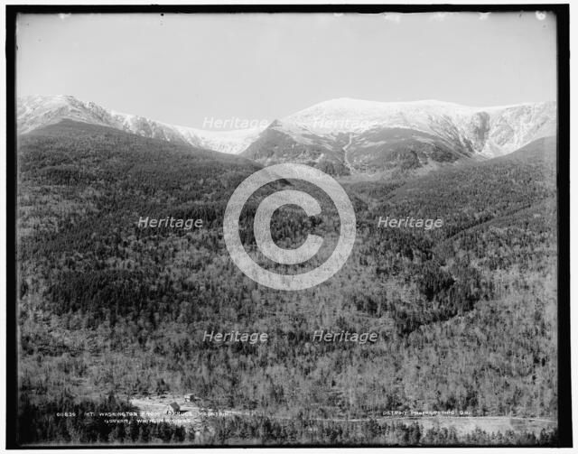 Mt. Washington from Spruce Mountain, Gorham, White Mountains, between 1890 and 1901. Creator: Unknown.