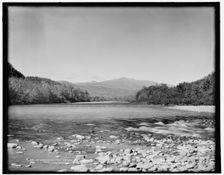 Mt. Washington from the Saco, North Conway, White Mountains, c1900. Creator: Unknown