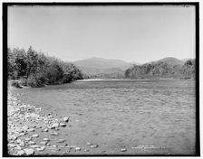 Mt. Washington from the Saco, North Conway, c1900. Creator: Unknown
