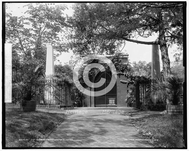 Mt. Vernon, Washington's tomb, c1902. Creator: Unknown.