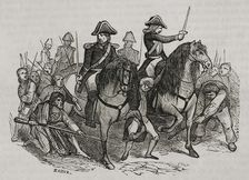 Mutiny of Aranjuez, Spain, 1808, (1851). Creator: Sainz