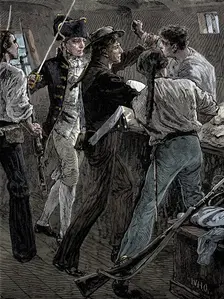 Mutiny of the crew of the Bounty 1789 (late 19th century)
