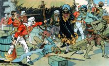 Mutineers attacking the magazine at Delhi, Indian Mutiny, 11 May 1857 (c1900)